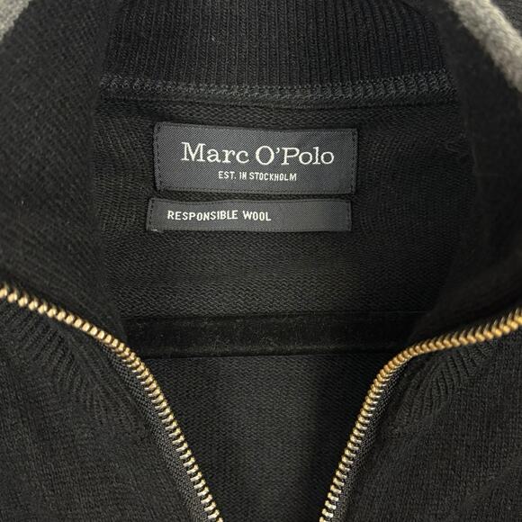 Marc O'Polo Responsible Wool Knit High Collar Full Zip Cardigan Jacket Large - Picture 5 of 7